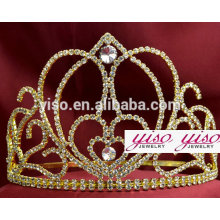 Decoración del pelo pequeña tiara de la boda de la joyería dulce de la venta al por mayor